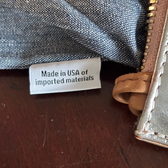 Clare V. Margot Wallet Clutch w/ Tabs Metallic Silver - Picture 6 of 9